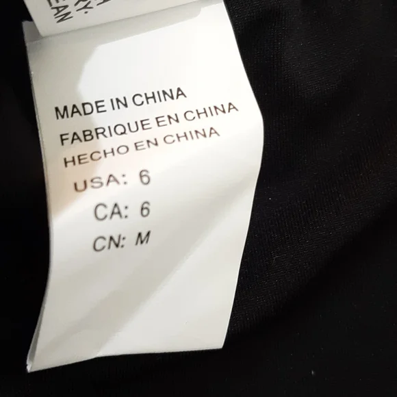 Cocoship Halter Top black & white size 6 - Picture 6 of 7